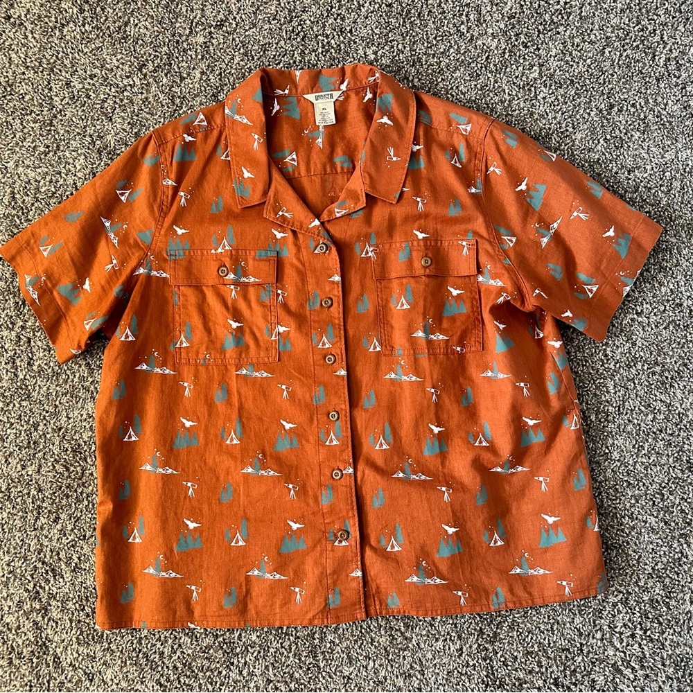 Duluth Trading Women's Artisan Hemp Untucked Camp Shirt
